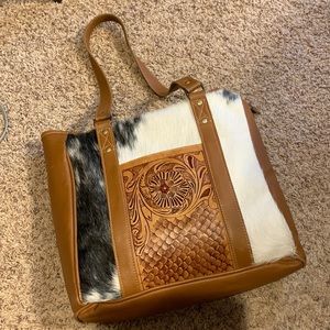 Myra Bag - Hair on Hide Tote